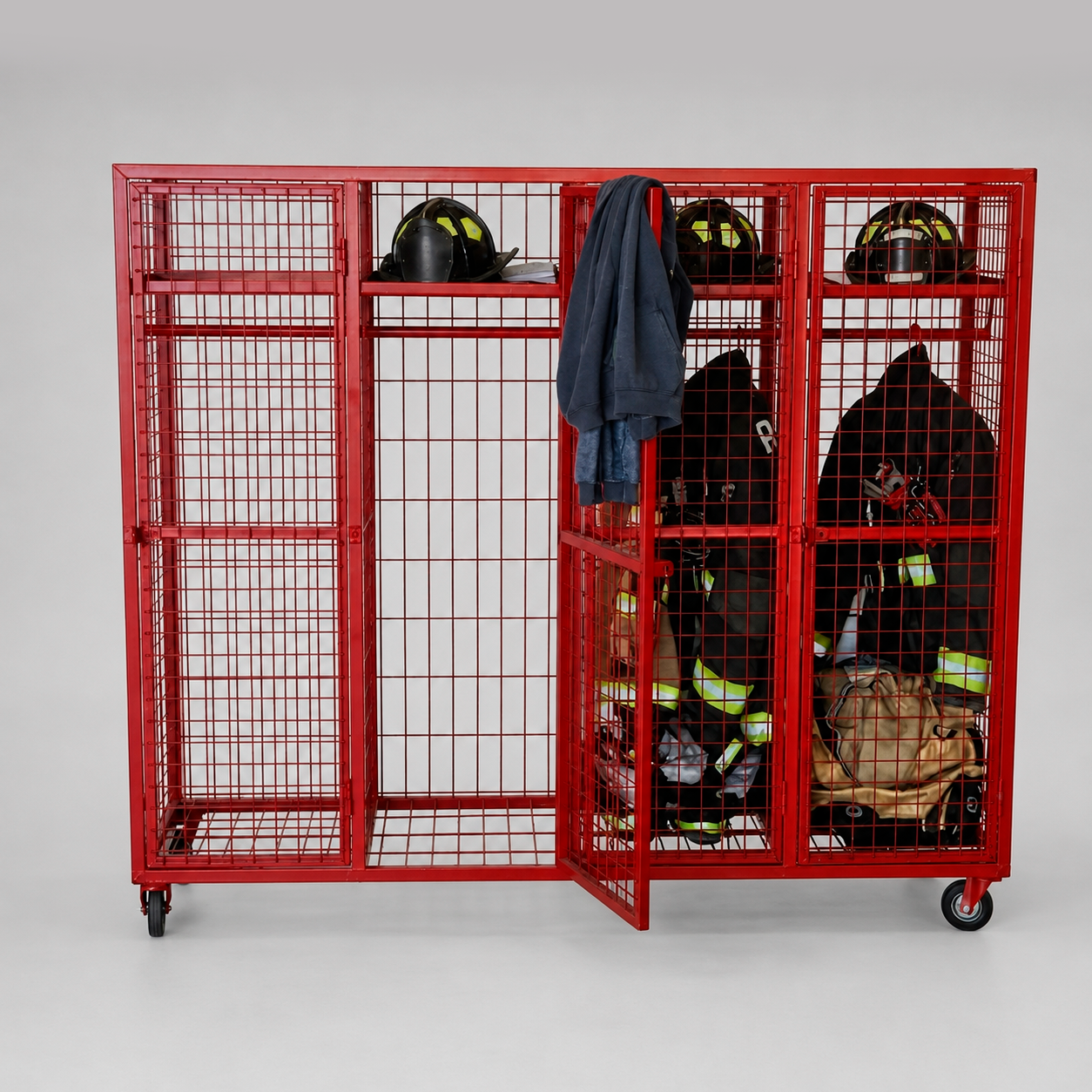 Rack para EPP con puertas y aldaba