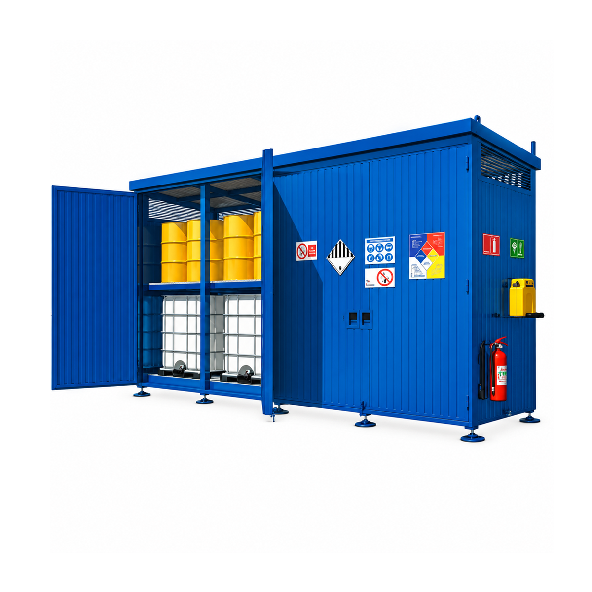 Bodega modular SUSPEL y RESPEL de dos niveles