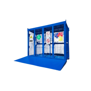 Bodega de seguridad con malla y rampa Mirrihue