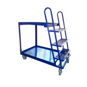 Escalera móvil de plataforma para picking Mirrih
