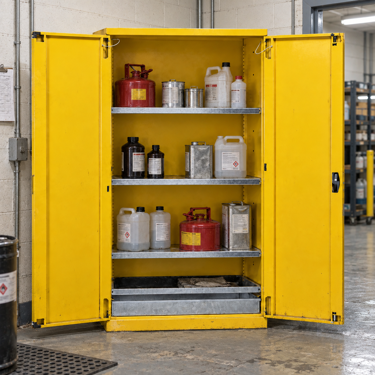 Gabinete de seguridad para sustancias inflamables y químicos - Imagen 2