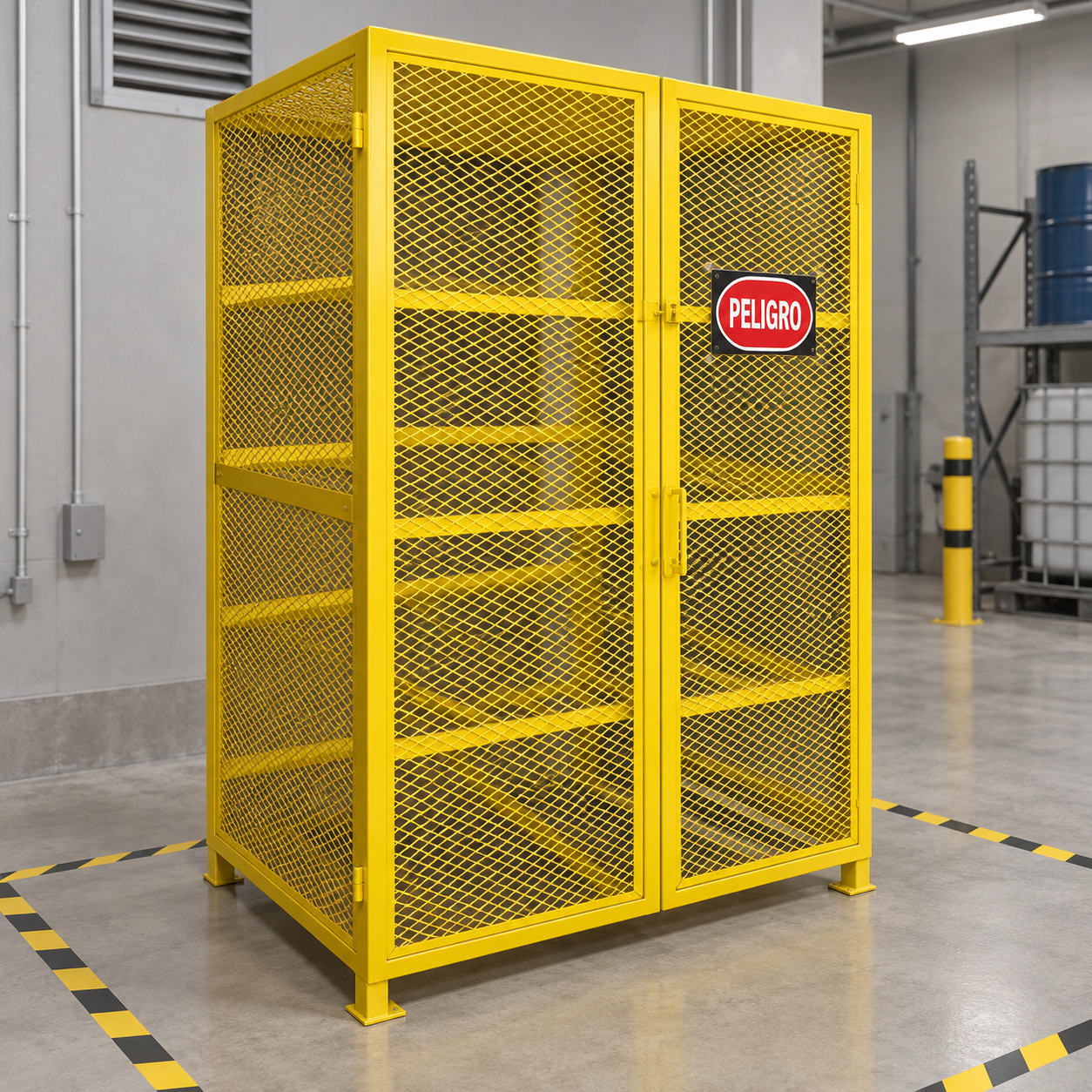 Jaula ventilada para cilindros de gas o sustancias inflamables - Imagen 2